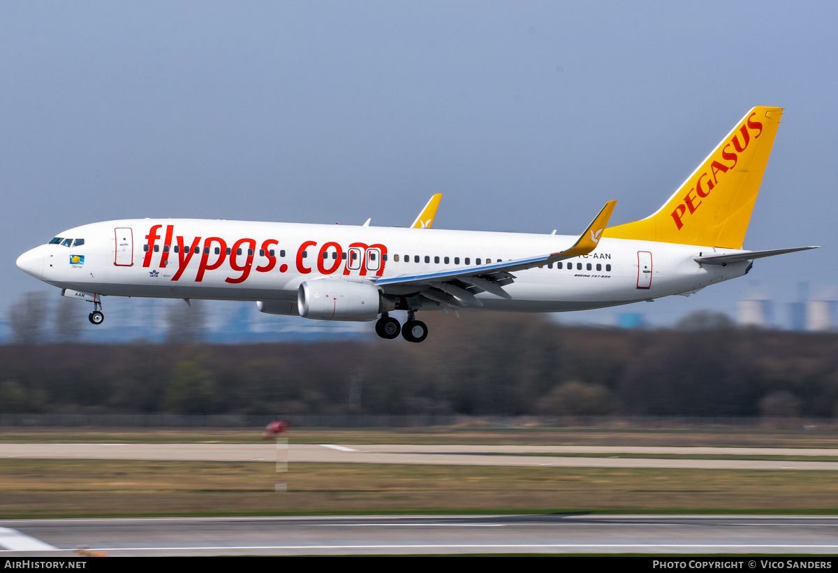 Aircraft Photo of TC-AAN | Boeing 737-82R | Pegasus Airlines | AirHistory.net #786043