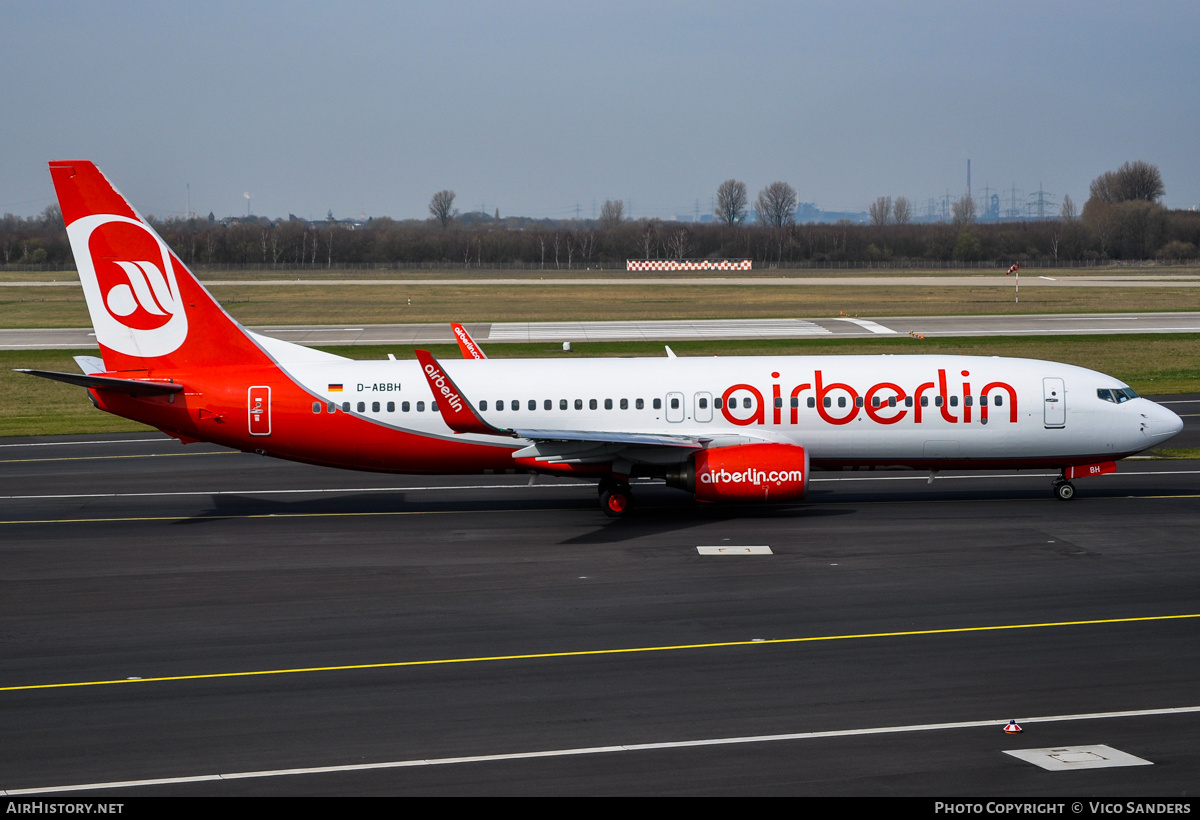 Aircraft Photo of D-ABBH | Boeing 737-86J | Air Berlin | AirHistory.net #786045