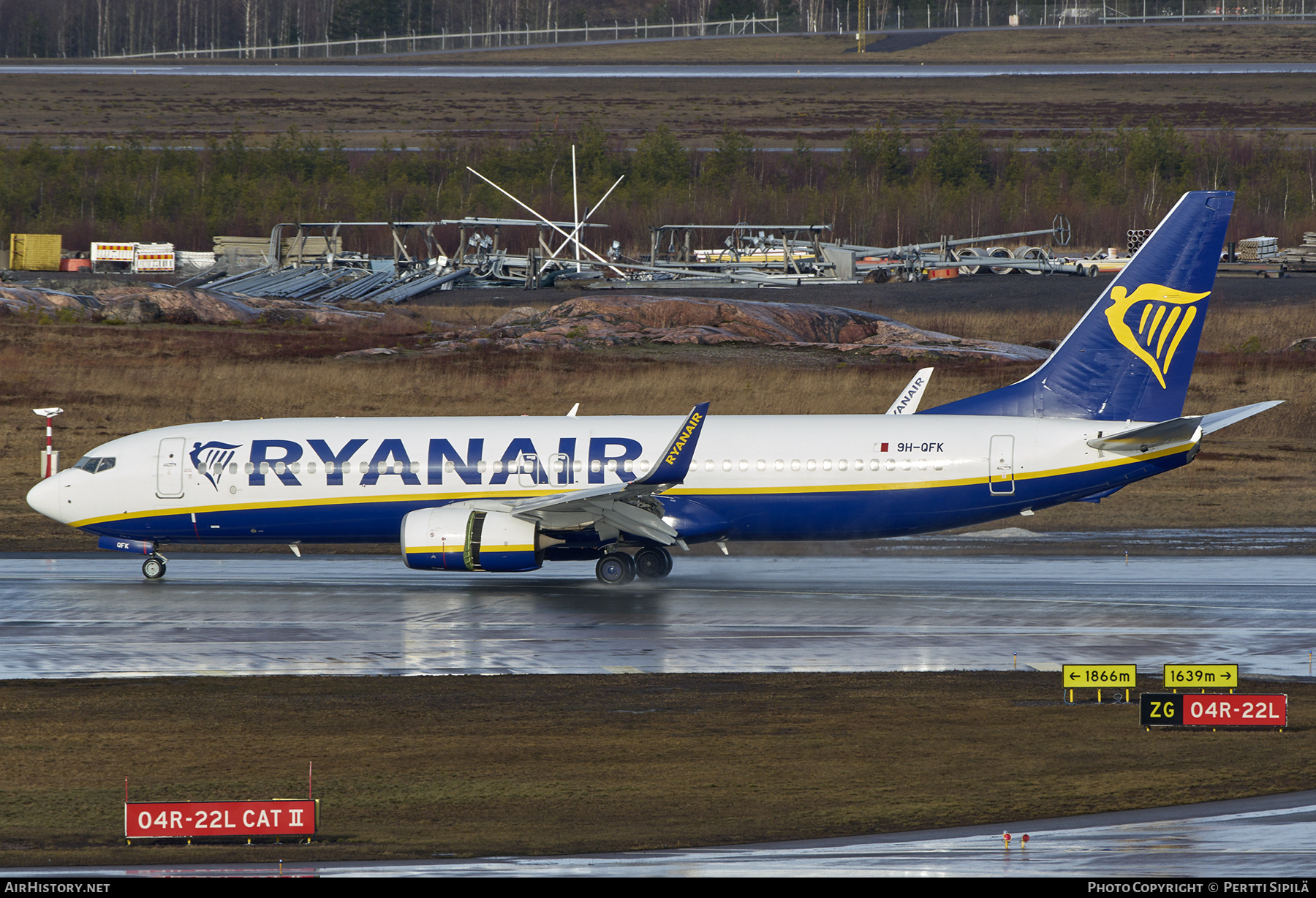 Aircraft Photo of 9H-QFK | Boeing 737-8AS | Ryanair | AirHistory.net #786060