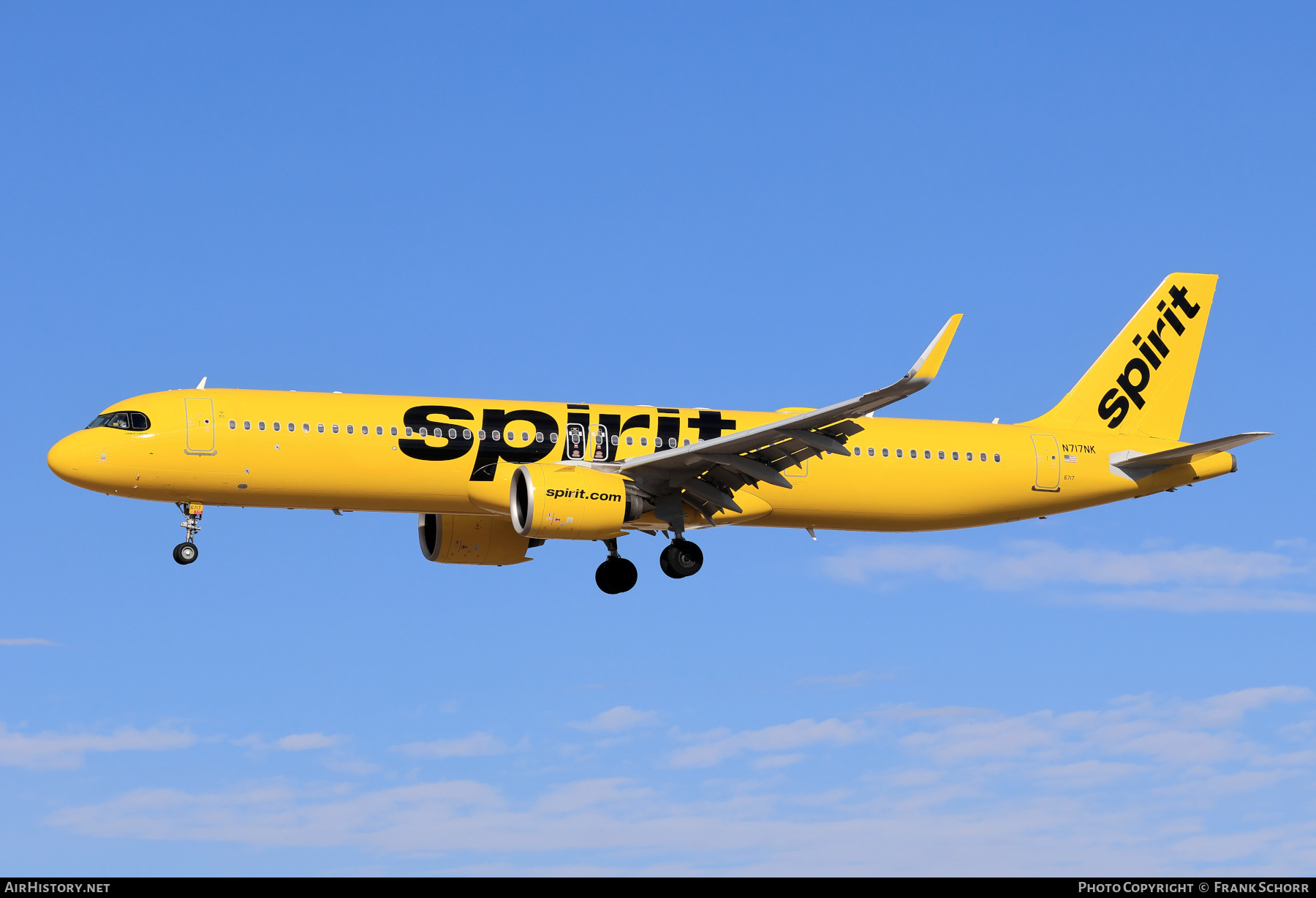 Aircraft Photo of N717NK | Airbus A321-271NX | Spirit Airlines | AirHistory.net #786065