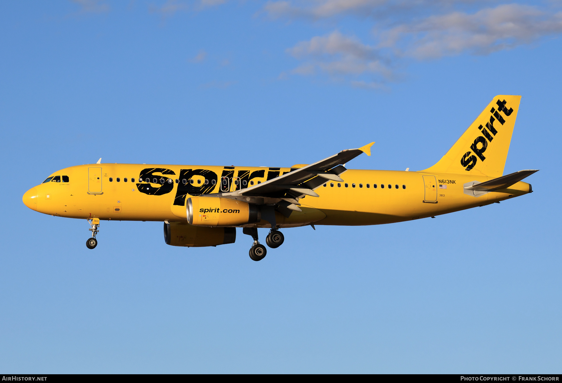 Aircraft Photo of N613NK | Airbus A320-232 | Spirit Airlines | AirHistory.net #786069