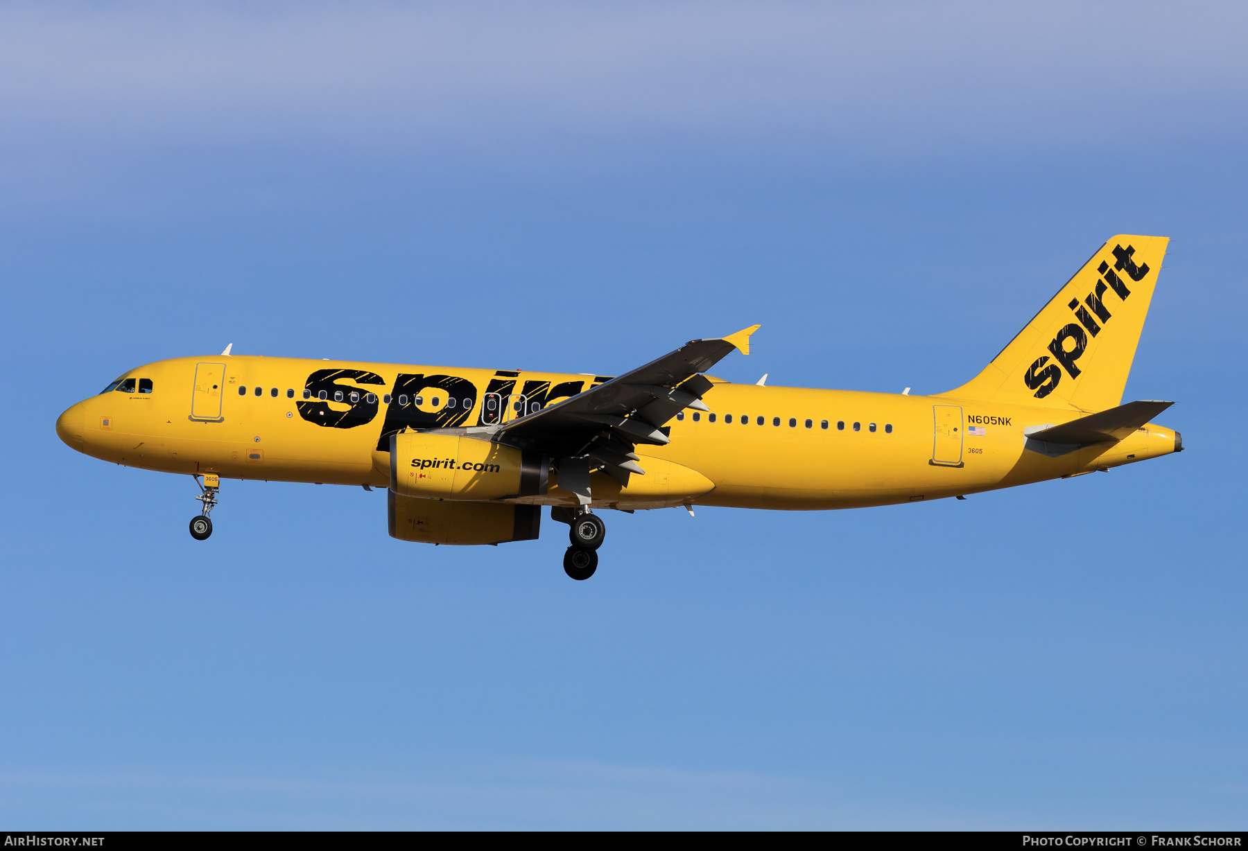 Aircraft Photo of N605NK | Airbus A320-232 | Spirit Airlines | AirHistory.net #786080