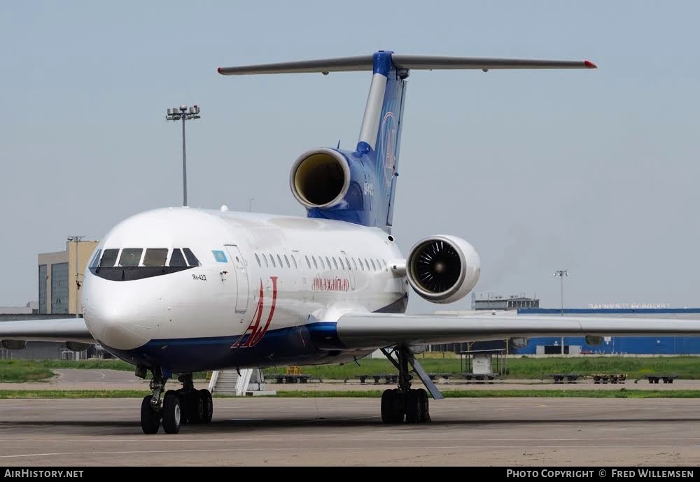 Aircraft Photo of UP-Y4215 | Yakovlev Yak-42D | AJ - Avia Jaynar | AirHistory.net #786151