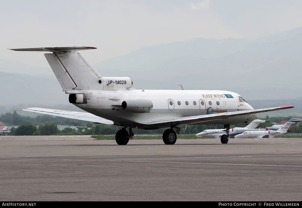 Aircraft Photo of UP-Y4028 | Yakovlev Yak-40K | East Wing Aircompany | AirHistory.net #786152