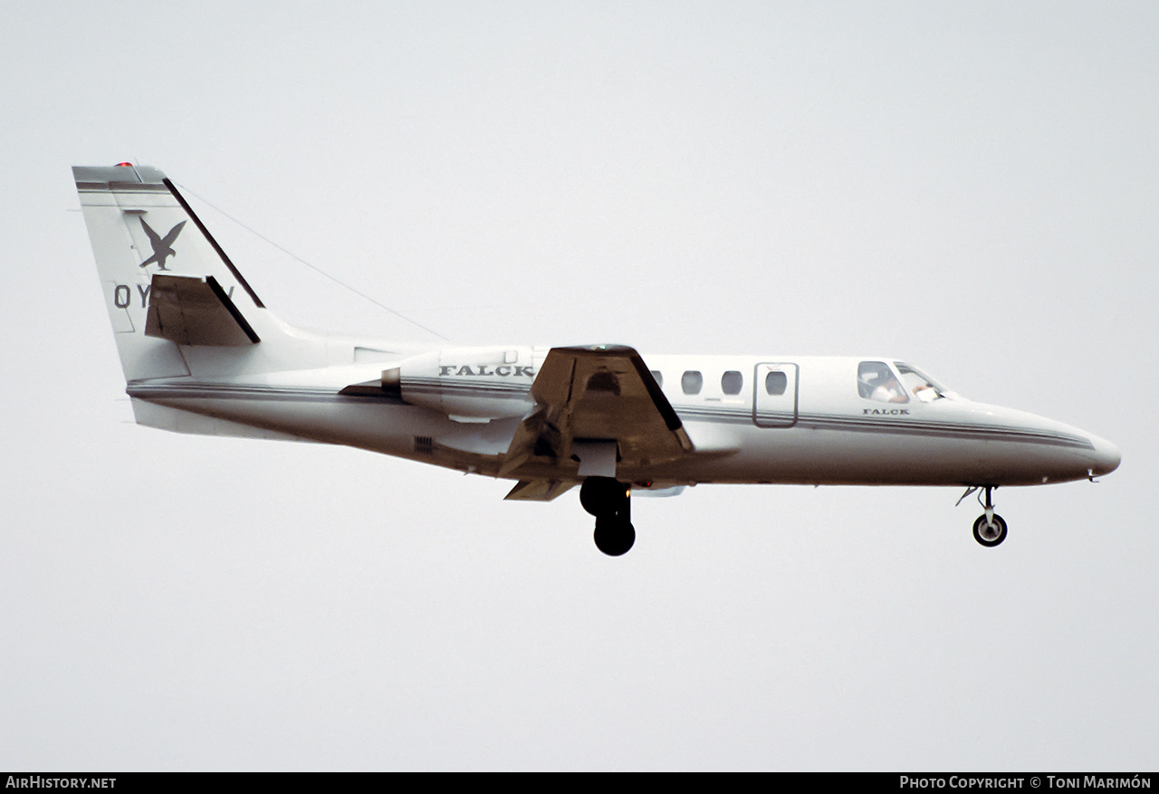 Aircraft Photo of OY-CEV | Cessna 500 Citation I | Falck Air | AirHistory.net #786159