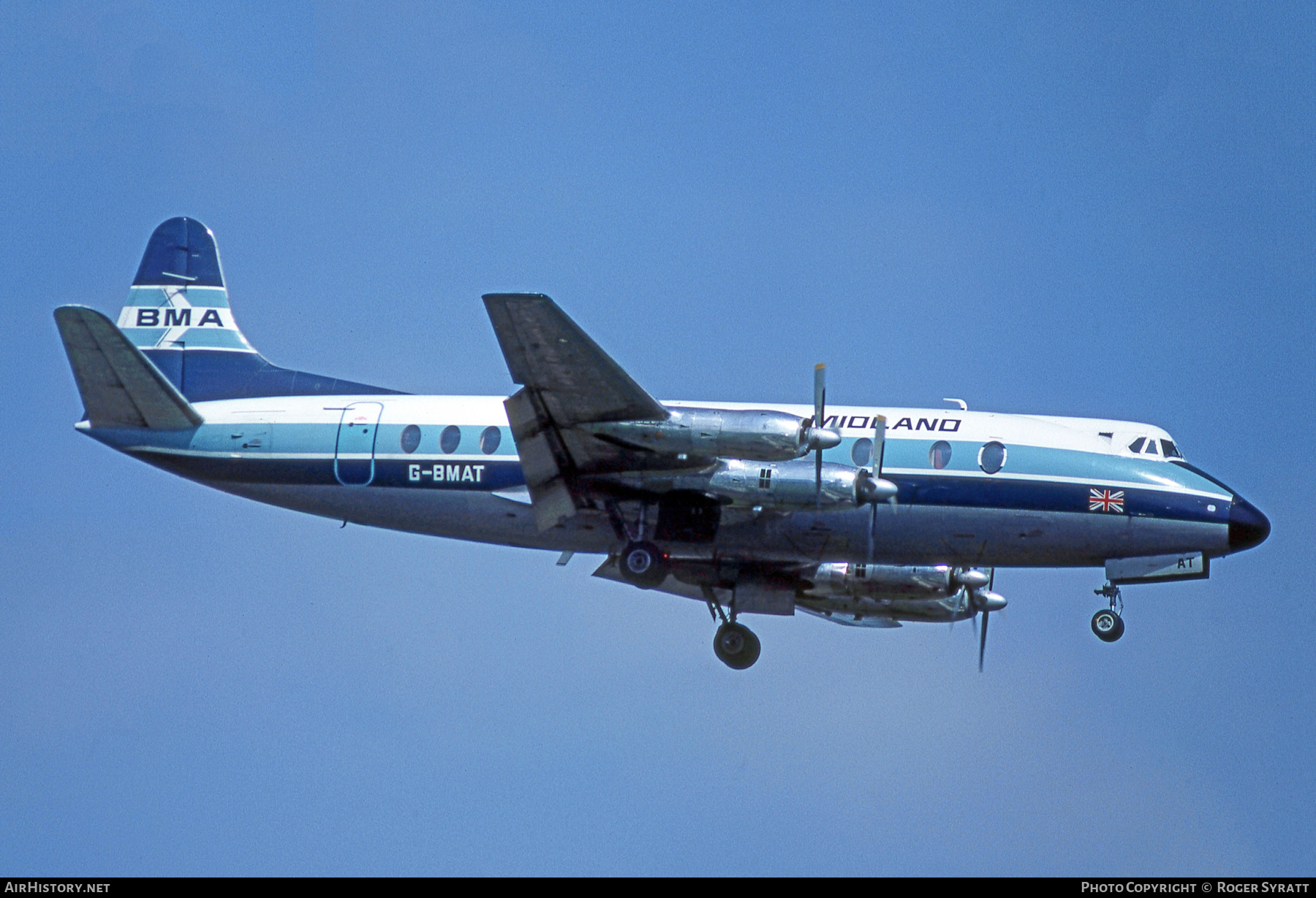 Aircraft Photo of G-BMAT | Vickers 813 Viscount | British Midland Airways - BMA | AirHistory.net #786161