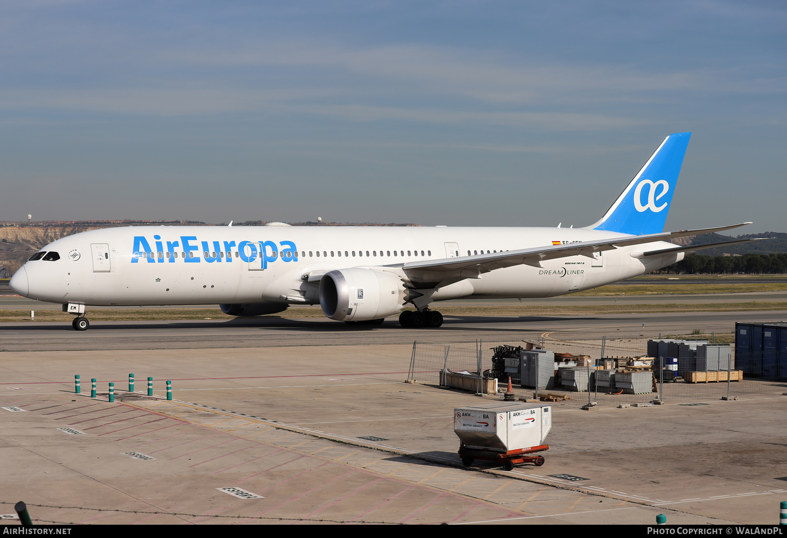 Aircraft Photo of EC-OEM | Boeing 787-9 Dreamliner | Air Europa | AirHistory.net #786196