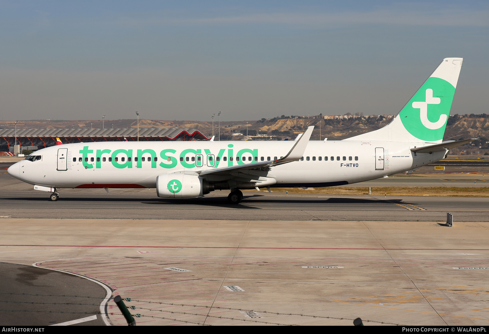 Aircraft Photo of F-HTVO | Boeing 737-8GJ | Transavia | AirHistory.net #786208