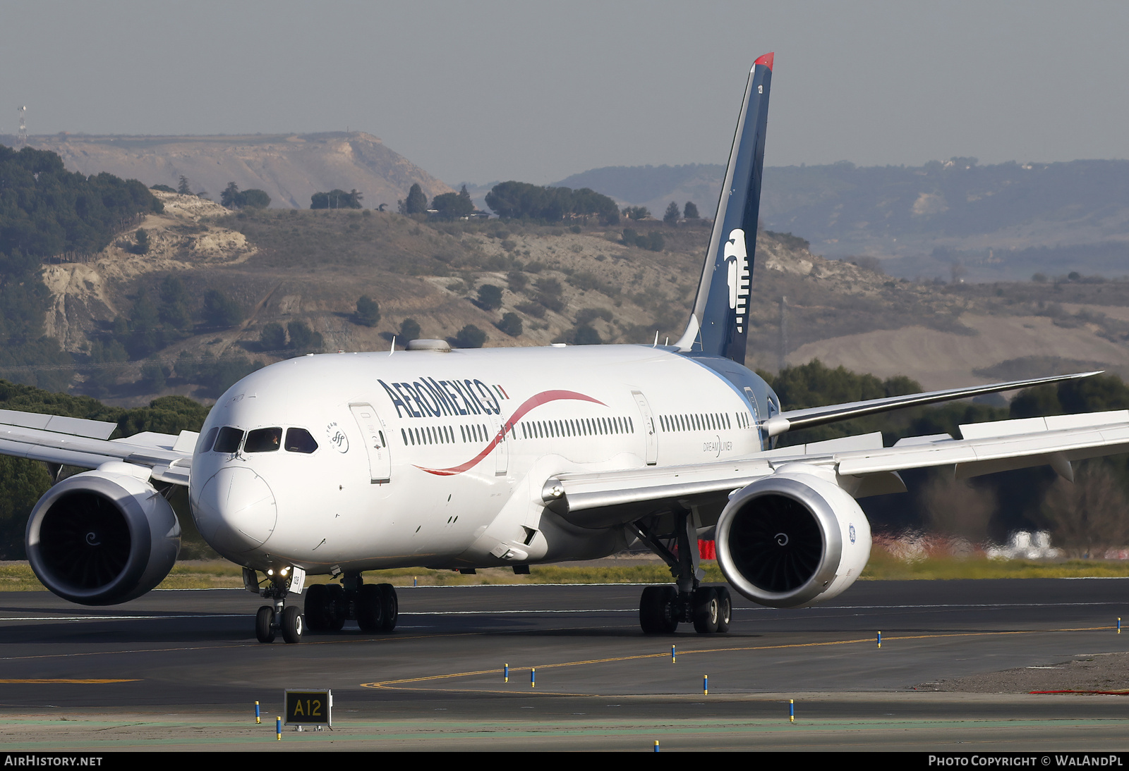 Aircraft Photo of N128AM | Boeing 787-9 Dreamliner | AeroMéxico | AirHistory.net #786219