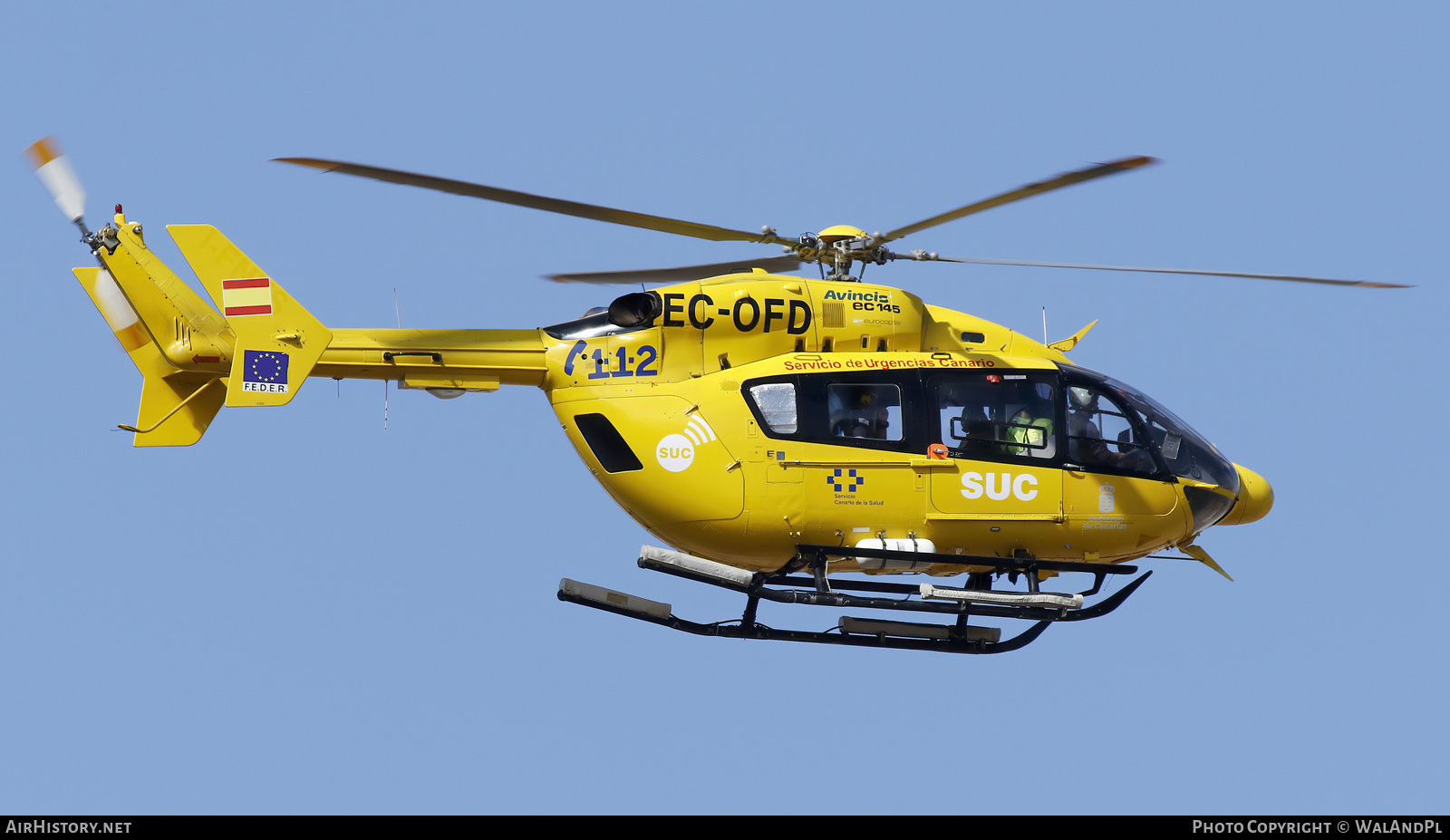Aircraft Photo of EC-OFD | Eurocopter-Kawasaki BK-117/EC-145 | Avincis | AirHistory.net #786220