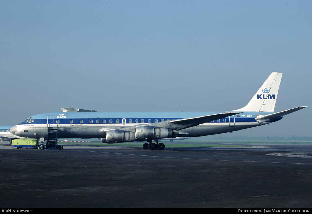 Aircraft Photo of PH-DCT | Douglas DC-8-55CF Jet Trader | KLM - Royal Dutch Airlines | AirHistory.net #786221