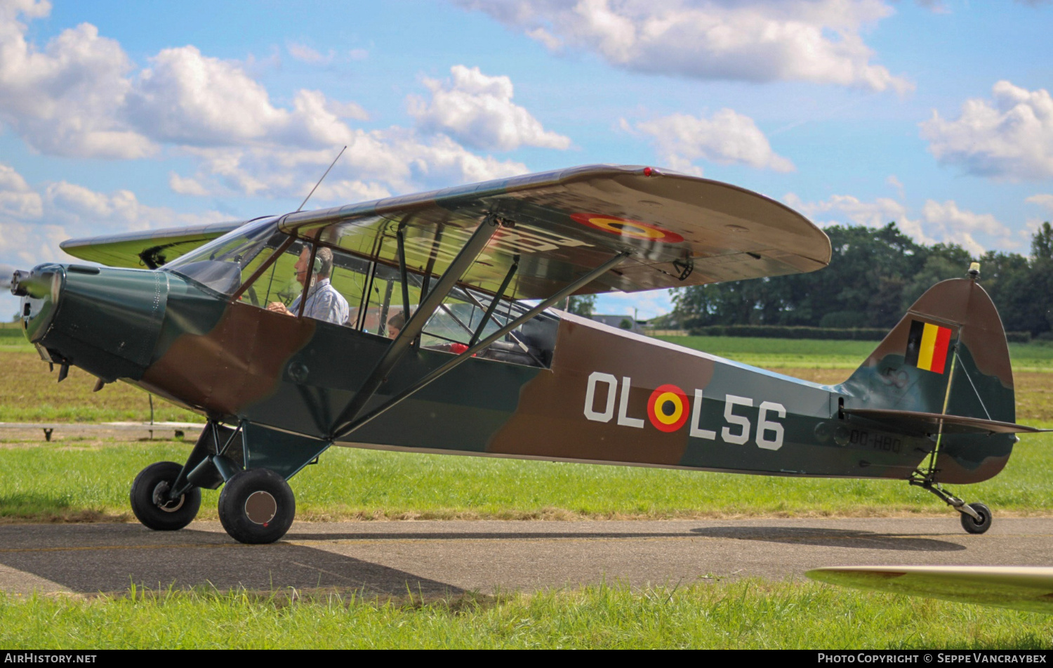 Aircraft Photo of OO-HBQ / OL-L56 | Piper L-18C Super Cub | Belgium - Army | AirHistory.net #786235
