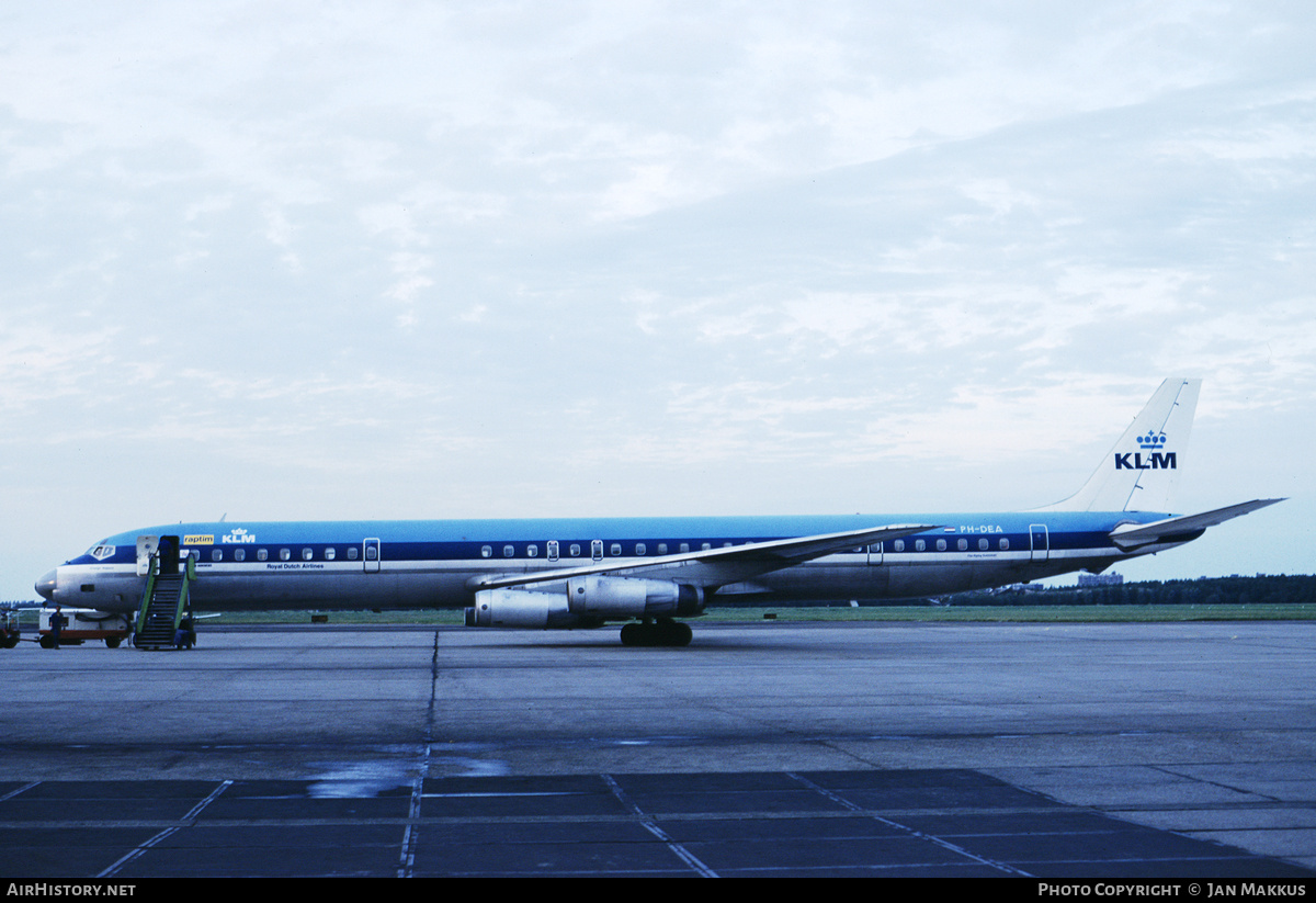 Aircraft Photo of PH-DEA | Douglas DC-8-63 | KLM - Royal Dutch Airlines | AirHistory.net #786243