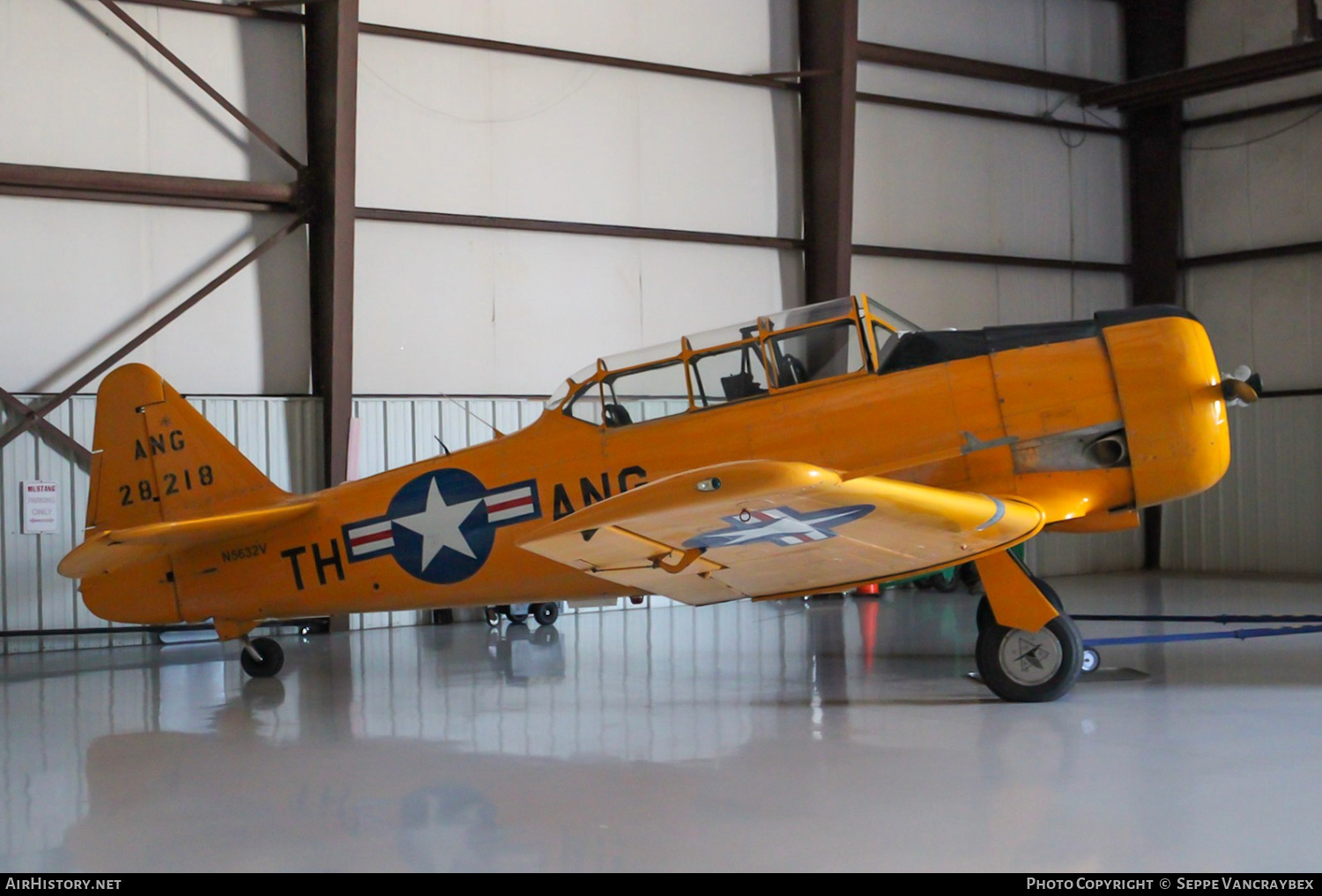 Aircraft Photo of N5632V / 28218 | North American T-6G Texan | USA - Air Force | AirHistory.net #786248