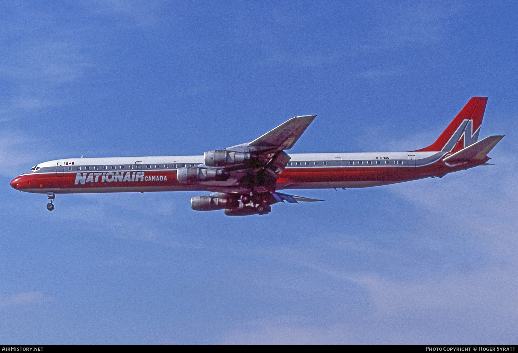 Aircraft Photo of C-GMXQ | McDonnell Douglas DC-8-61 | Nationair | AirHistory.net #786278