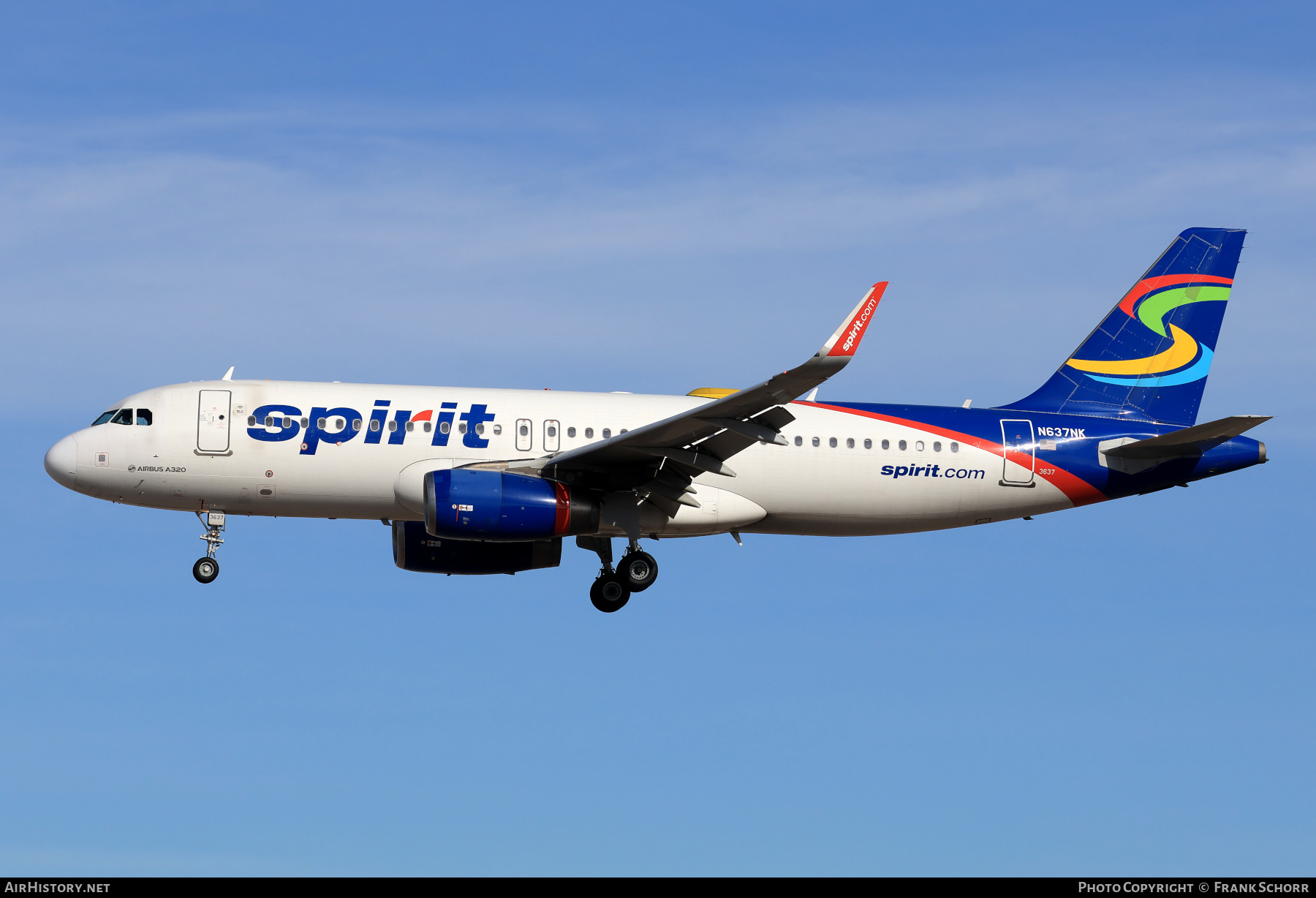 Aircraft Photo of N637NK | Airbus A320-232 | Spirit Airlines | AirHistory.net #786304