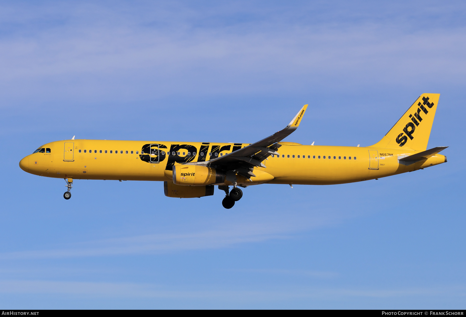 Aircraft Photo of N667NK | Airbus A321-231 | Spirit Airlines | AirHistory.net #786308