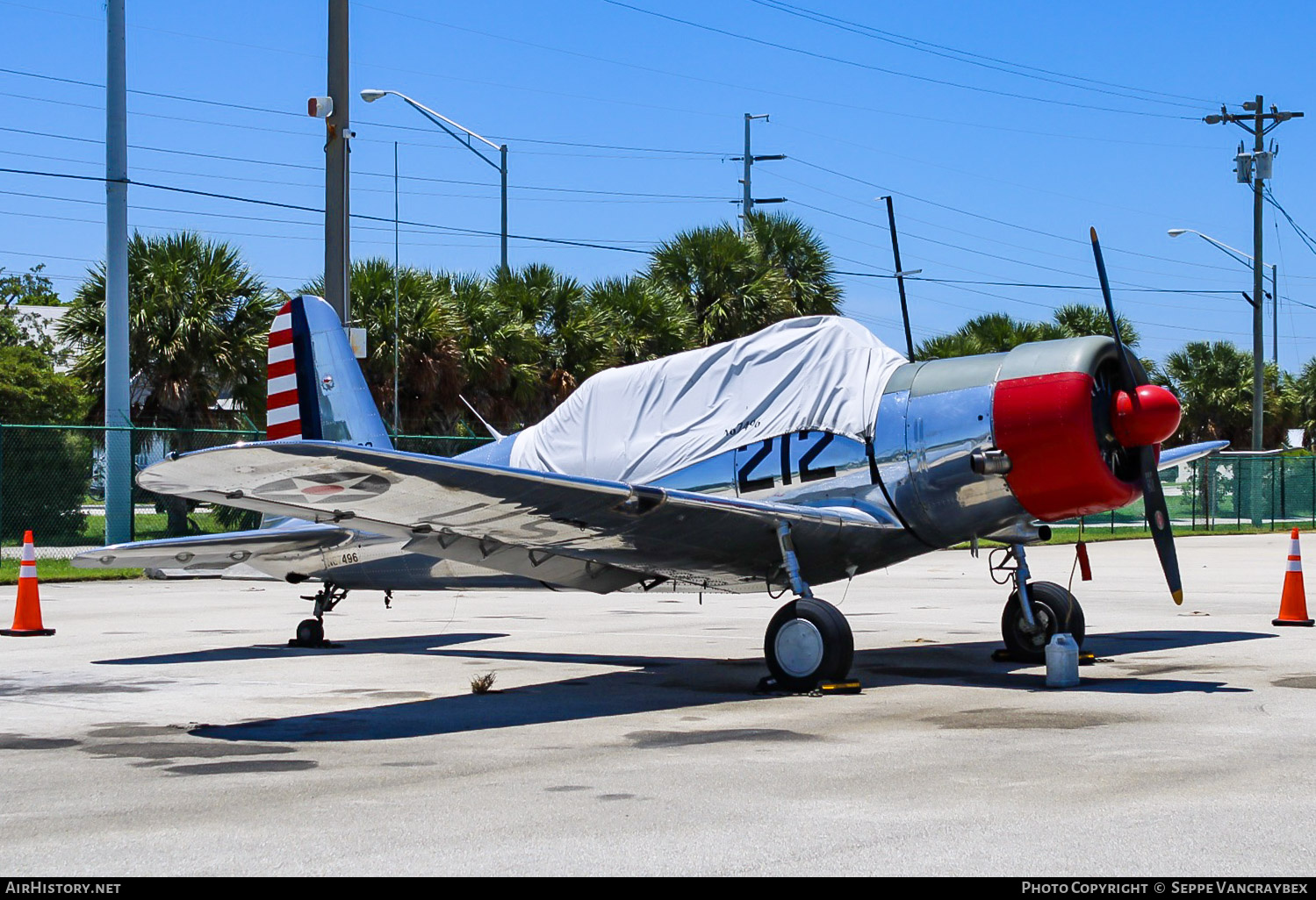 Aircraft Photo of N67496 / 21290 | Vultee BT-13A Valiant | USA - Air Force | AirHistory.net #786311