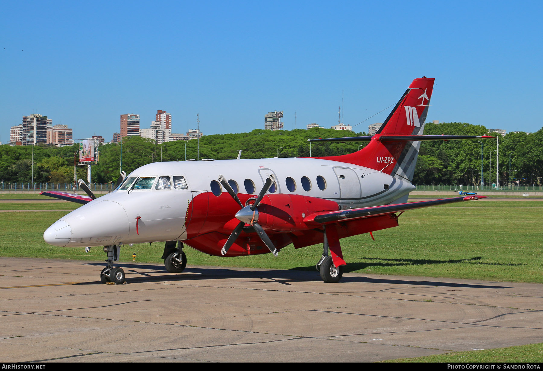 Aircraft Photo of LV-ZPZ | British Aerospace BAe-3212 Jetstream Super 31 | Macair Jet | AirHistory.net #786316