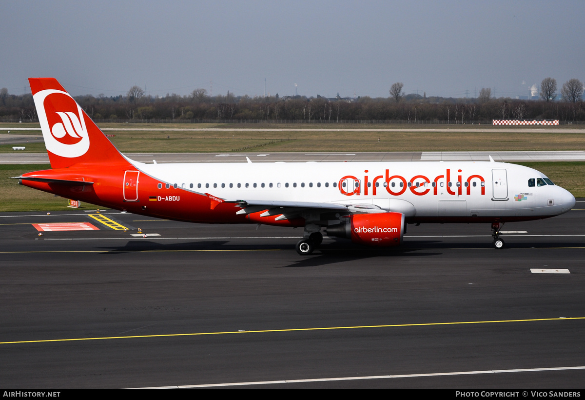 Aircraft Photo of D-ABDU | Airbus A320-214 | Air Berlin | AirHistory.net #786330