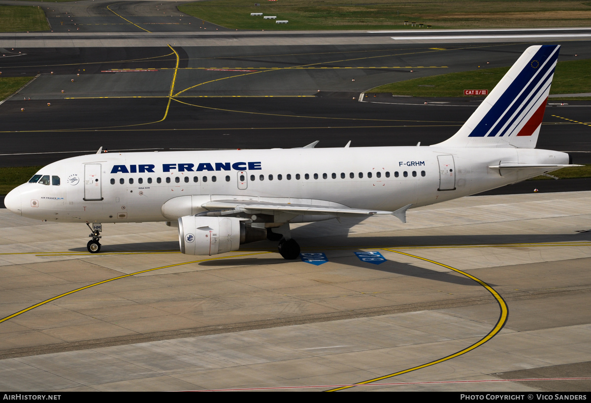 Aircraft Photo of F-GRHM | Airbus A319-111 | Air France | AirHistory.net #786334