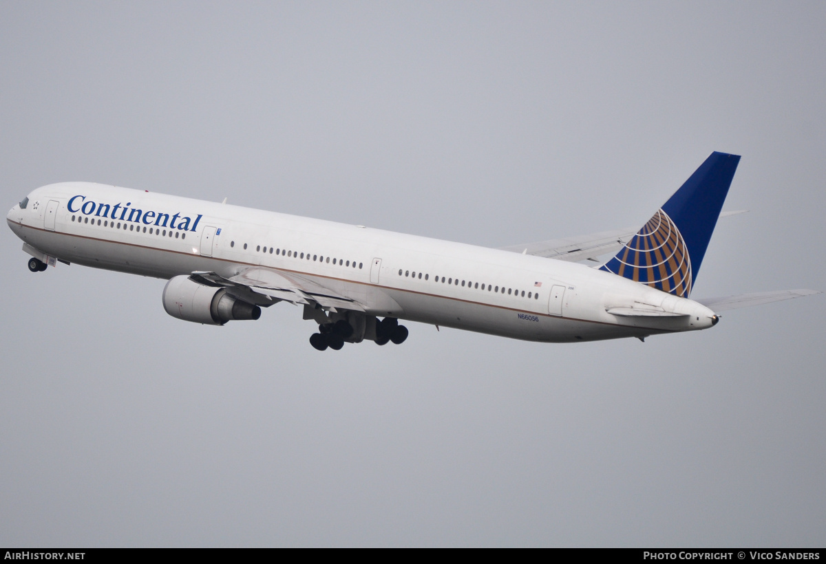 Aircraft Photo of N66056 | Boeing 767-424/ER | Continental Airlines | AirHistory.net #786335