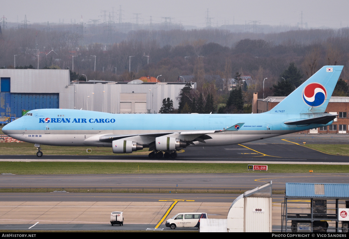 Aircraft Photo of HL7437 | Boeing 747-4B5F/SCD | Korean Air Cargo | AirHistory.net #786336