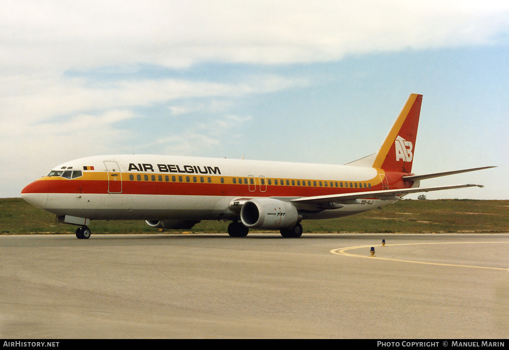 Aircraft Photo of OO-ILJ | Boeing 737-46B | Air Belgium | AirHistory.net #786350