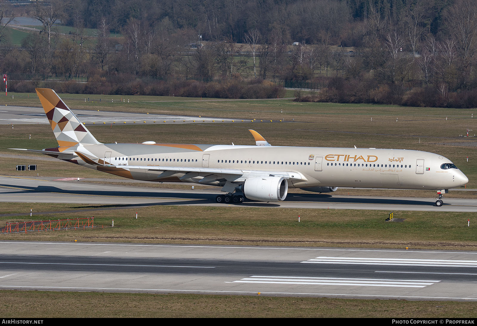 Aircraft Photo of A6-XWF | Airbus A350-1041 | Etihad Airways | AirHistory.net #786356