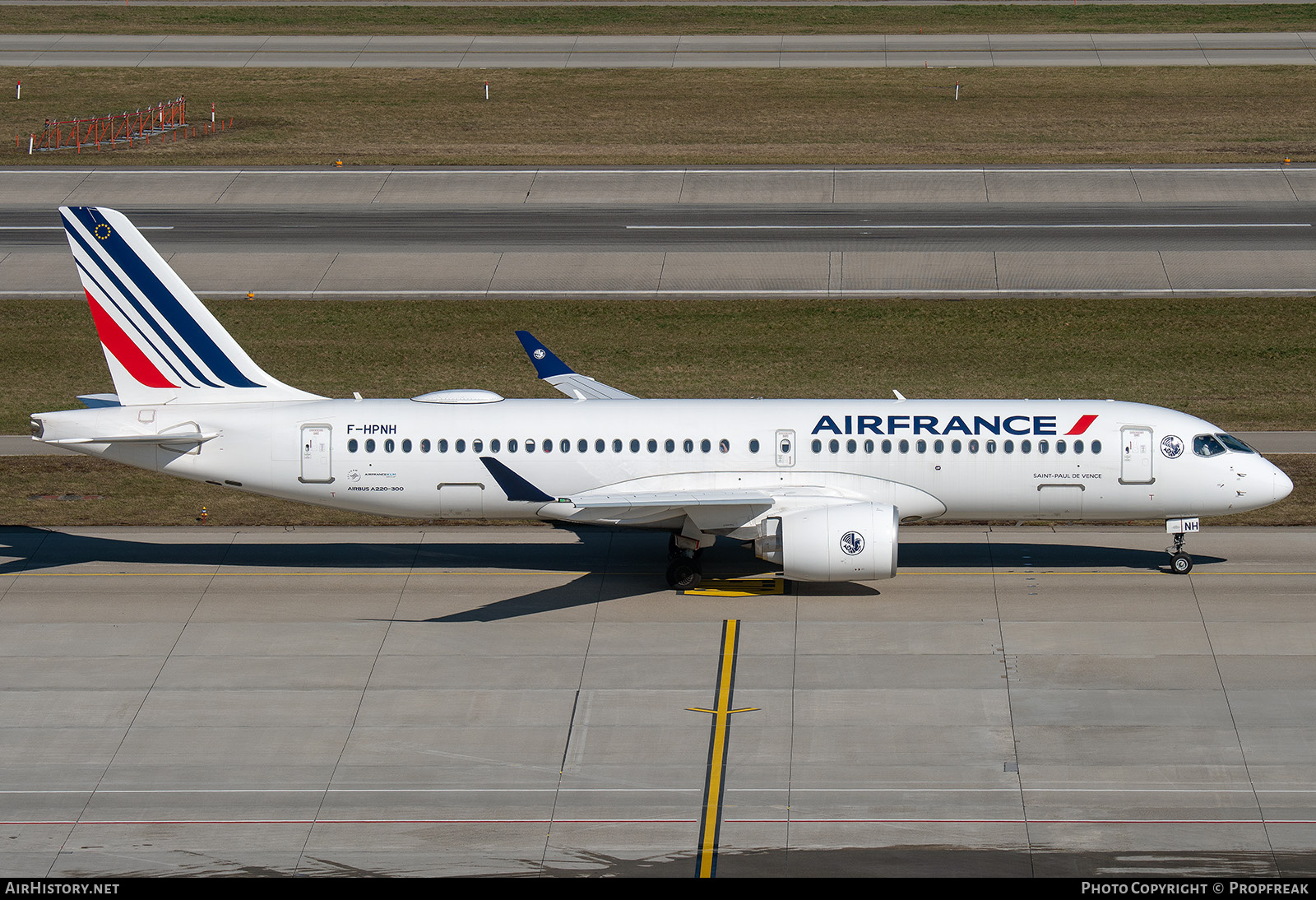Aircraft Photo of F-HPNH | Airbus A220-371 (BD-500-1A11) | Air France | AirHistory.net #786390
