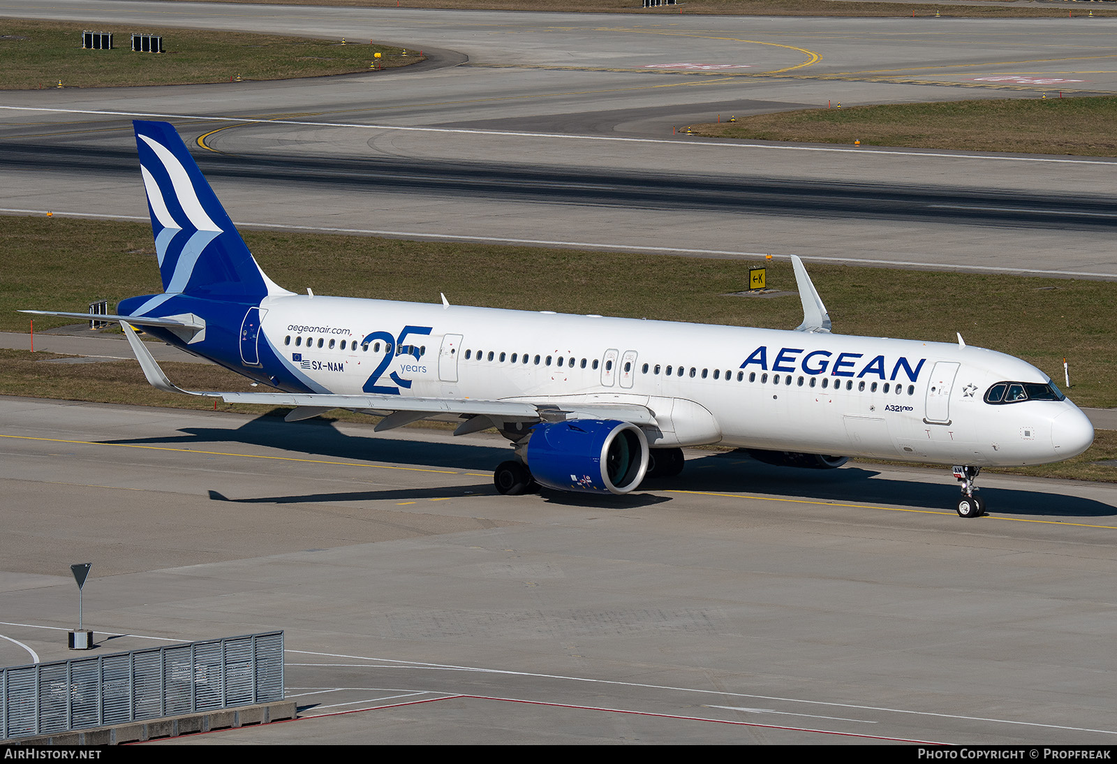 Aircraft Photo of SX-NAM | Airbus A321-271NX | Aegean Airlines | AirHistory.net #786397