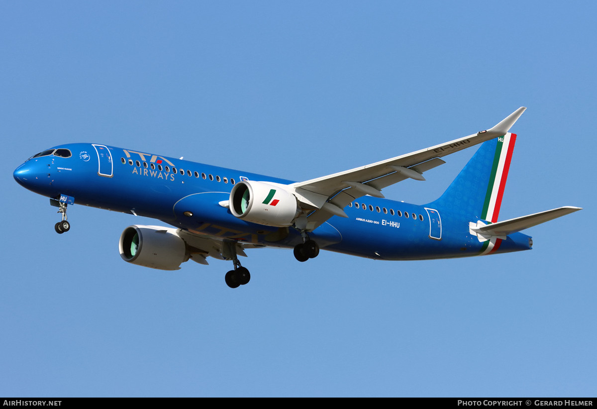 Aircraft Photo of EI-HHU | Airbus A220-300 (BD-500-1A11) | ITA Airways | AirHistory.net #786434