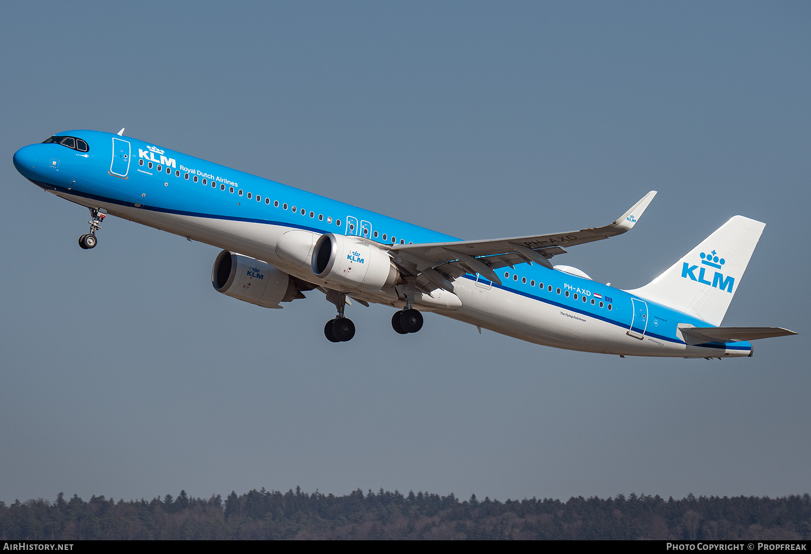 Aircraft Photo of PH-AXD | Airbus A321-252NX | KLM - Royal Dutch Airlines | AirHistory.net #786500