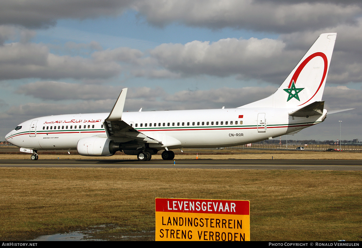 Aircraft Photo of CN-ROR | Boeing 737-8B6 | Royal Air Maroc - RAM | AirHistory.net #786502