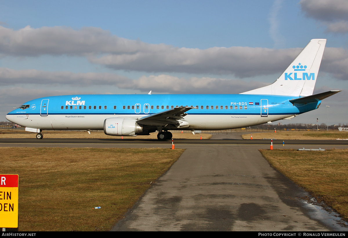 Aircraft Photo of PH-BDS | Boeing 737-406 | KLM - Royal Dutch Airlines | AirHistory.net #786503