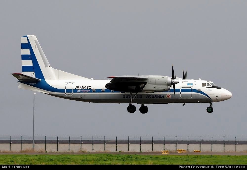 Aircraft Photo of UP-AN422 | Antonov An-24B | Southern Sky Airlines | AirHistory.net #786530