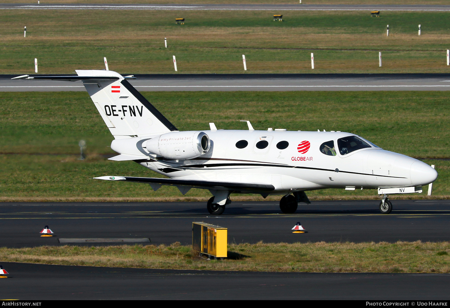 Aircraft Photo of OE-FNV | Cessna 510 Citation Mustang | GlobeAir | AirHistory.net #786594