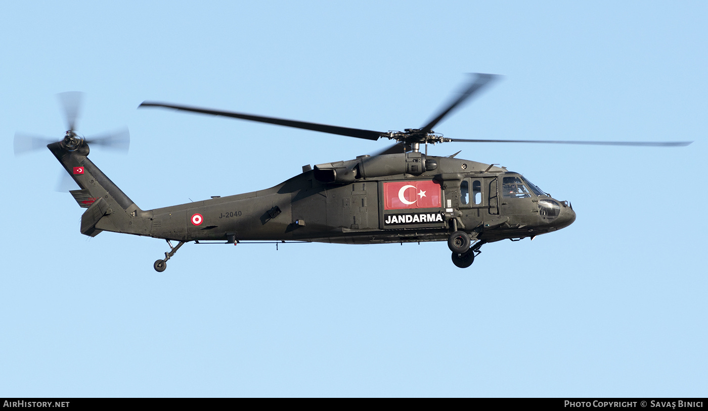 Aircraft Photo of J-2040 | Sikorsky S-70A-28 | Turkey - Jandarma | AirHistory.net #786608