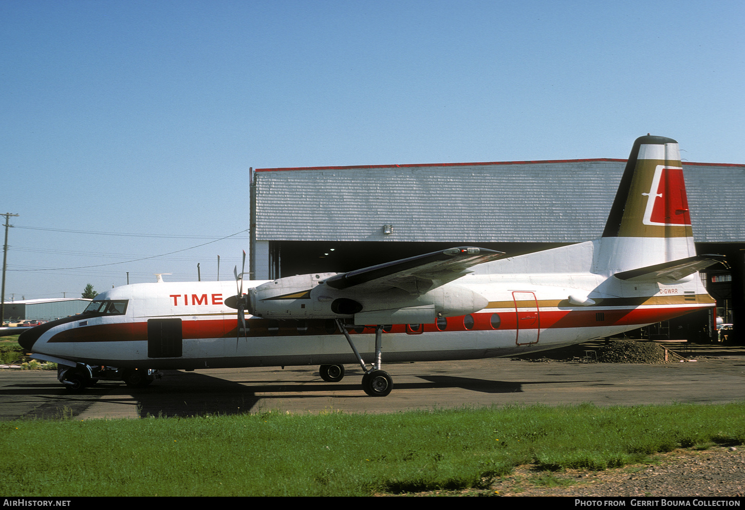 Aircraft Photo of C-GWRR | Fairchild F-27J | Time Air | AirHistory.net #786619