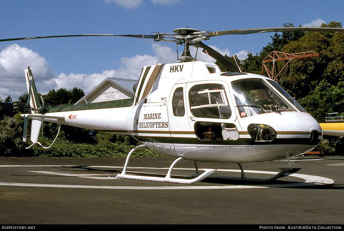 Aircraft Photo of ZK-HKV / HKV | Aerospatiale AS-350D AStar Mk3 | Marine Helicopters | AirHistory.net #786660