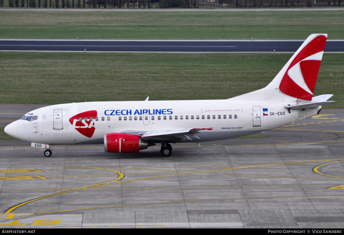 Aircraft Photo of OK-EGO | Boeing 737-55S | ČSA - Czech Airlines | AirHistory.net #786676