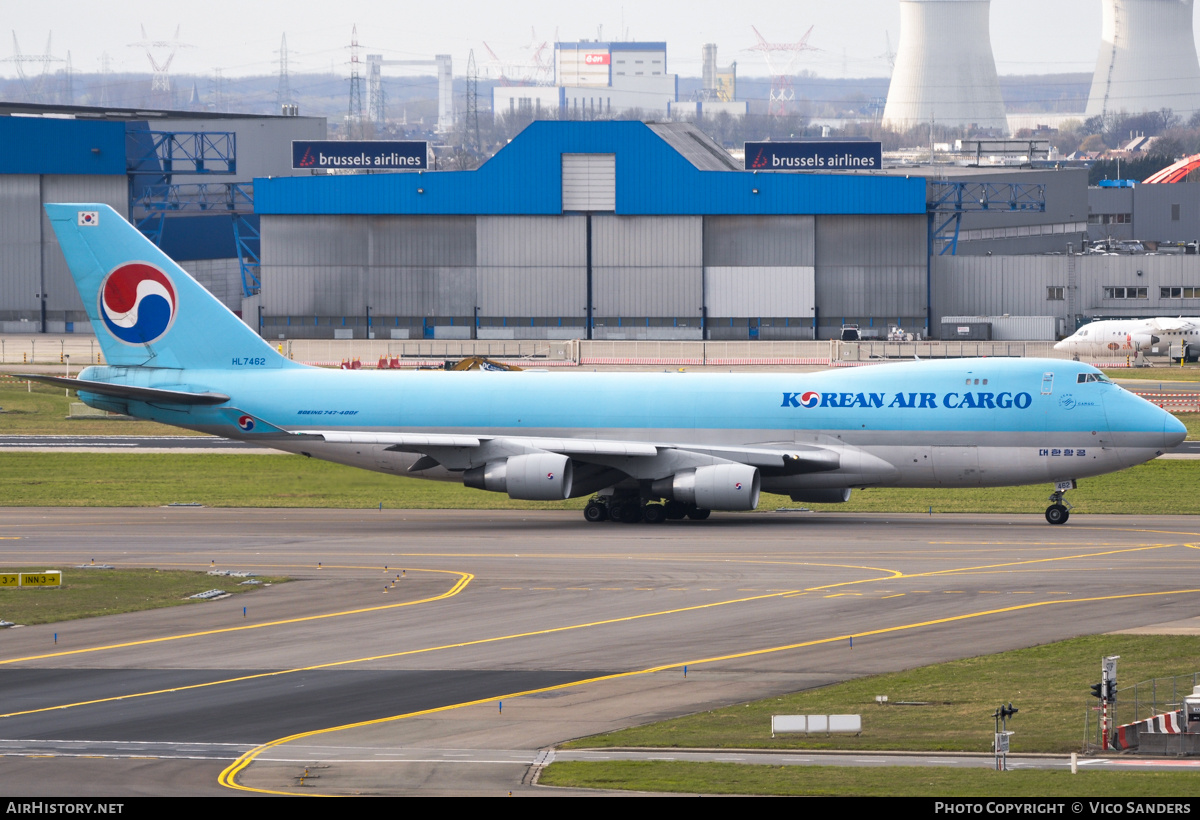 Aircraft Photo of HL7462 | Boeing 747-4B5F/SCD | Korean Air Cargo | AirHistory.net #786688
