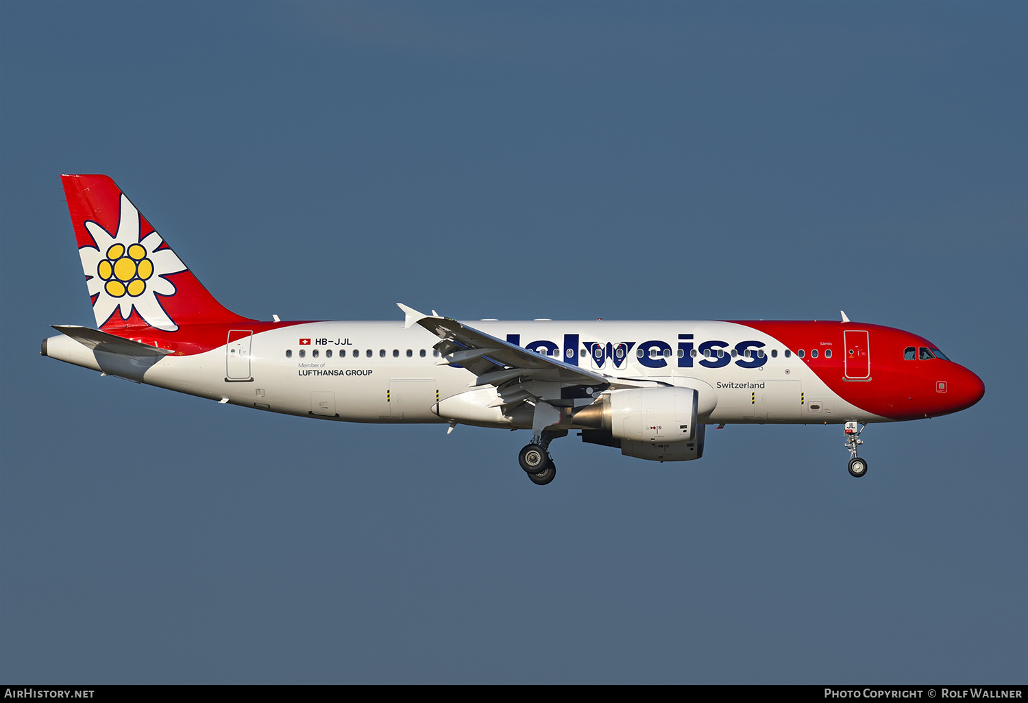 Aircraft Photo of HB-JJL | Airbus A320-214 | Edelweiss Air | AirHistory.net #786689