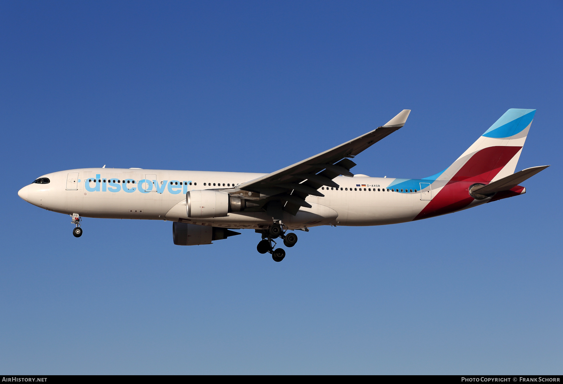Aircraft Photo of D-AXGB | Airbus A330-203 | Discover Airlines | AirHistory.net #786696