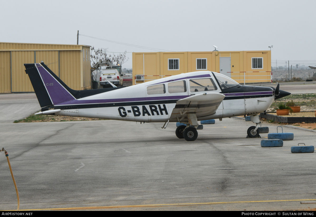 Aircraft Photo of G-BARH | Beech C23 Sundowner 180 | AirHistory.net #786714
