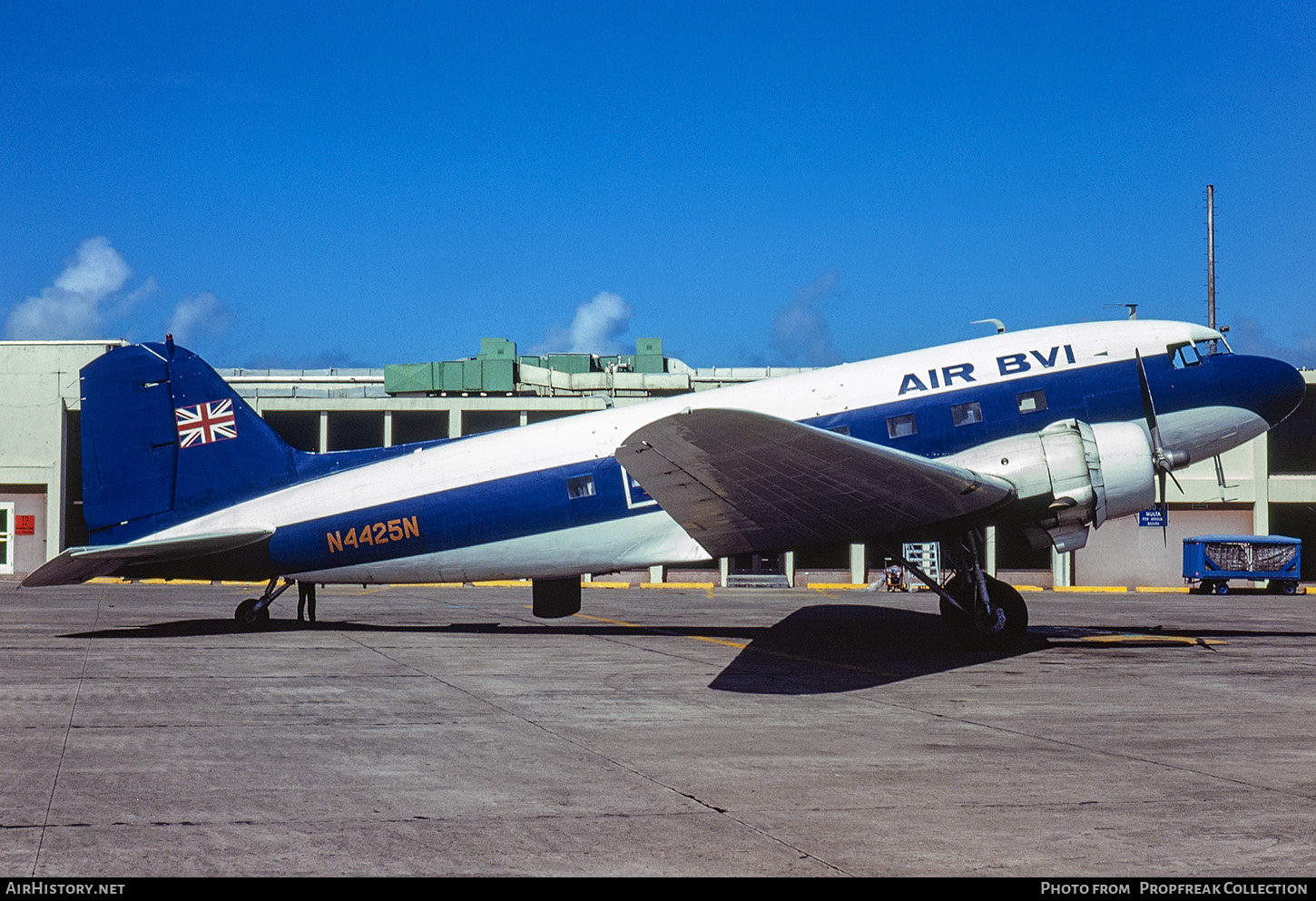 Aircraft Photo of N4425N | Douglas DC-3A | Air BVI | AirHistory.net #786728