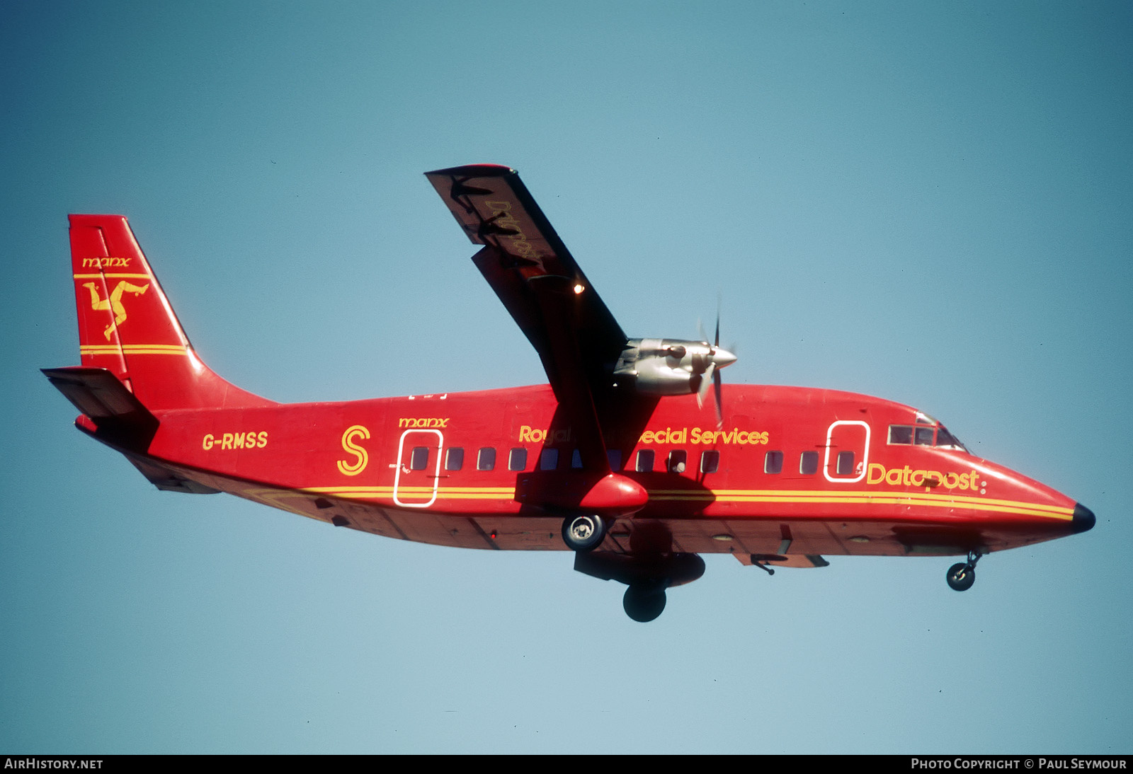 Aircraft Photo of G-RMSS | Short 360-100 | Datapost | AirHistory.net #786738