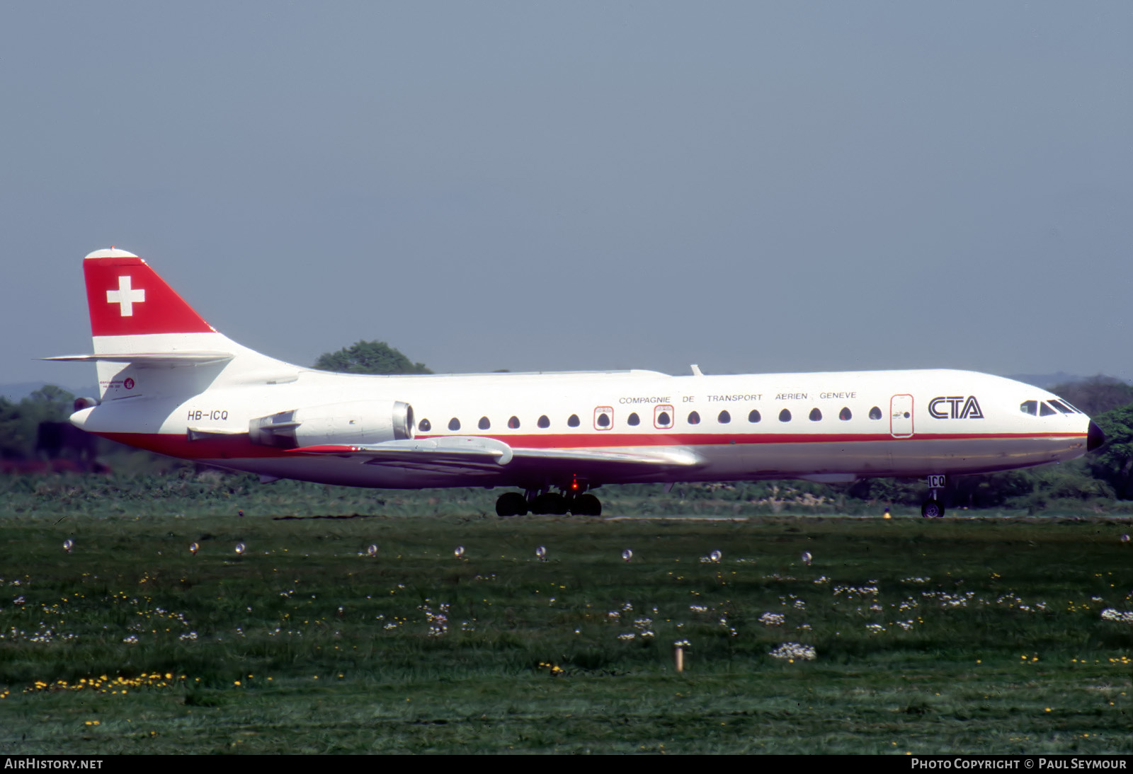 Aircraft Photo of HB-ICQ | Sud SE-210 Caravelle 10B1R | CTA - Compagnie de Transport Aérien | AirHistory.net #786743