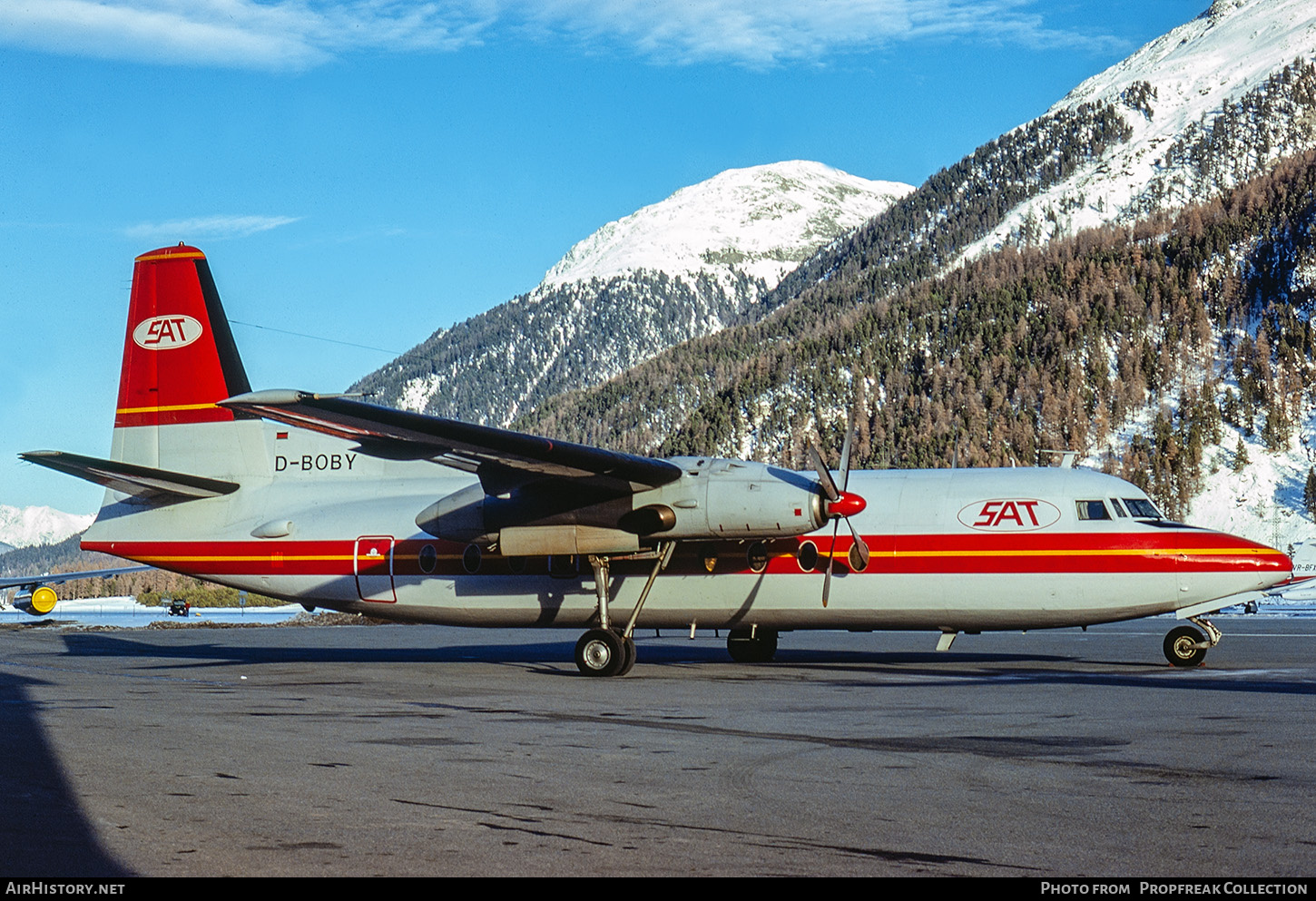 Aircraft Photo of D-BOBY | Fokker F27-100 Friendship | SAT - Special Air Transport | AirHistory.net #786749