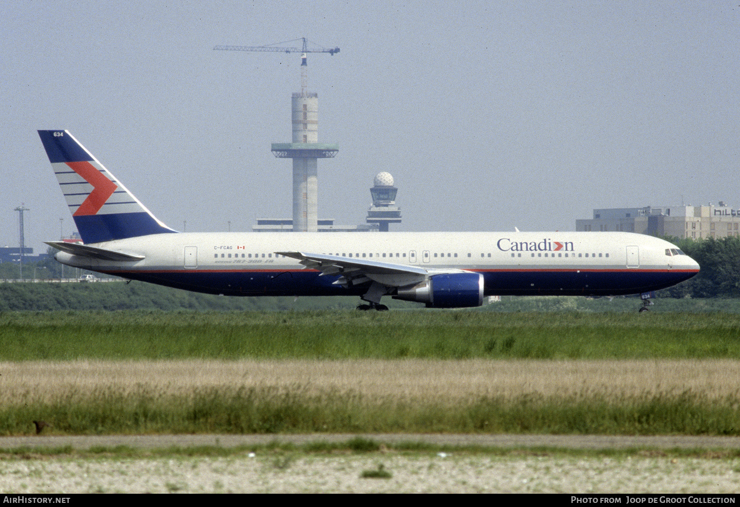Aircraft Photo of C-FCAG | Boeing 767-375/ER | Canadian Airlines | AirHistory.net #786784